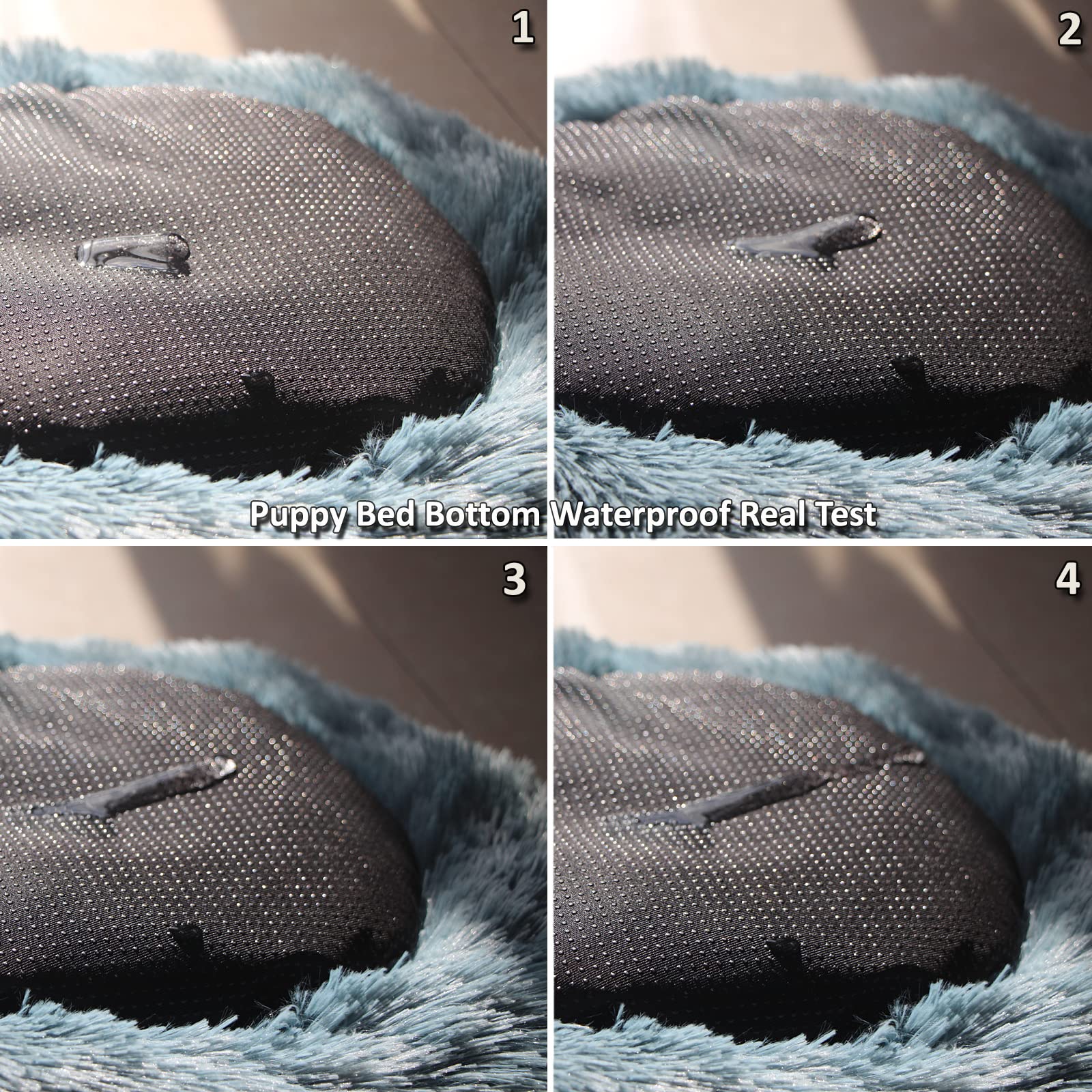 Nononfish cama donut lavable a máquina, fácil cuidado y limpieza.
