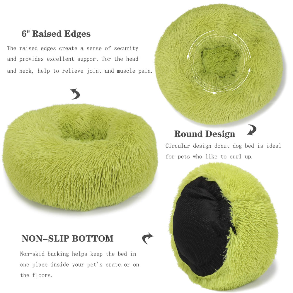 Nononfish cama-donut suelo antideslizante mantiene estable la cama.