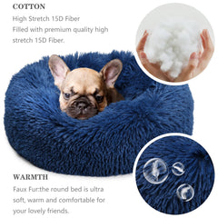 Nononfish cama donut tamaño pequeño, perfecta para cachorros y mascotas toy