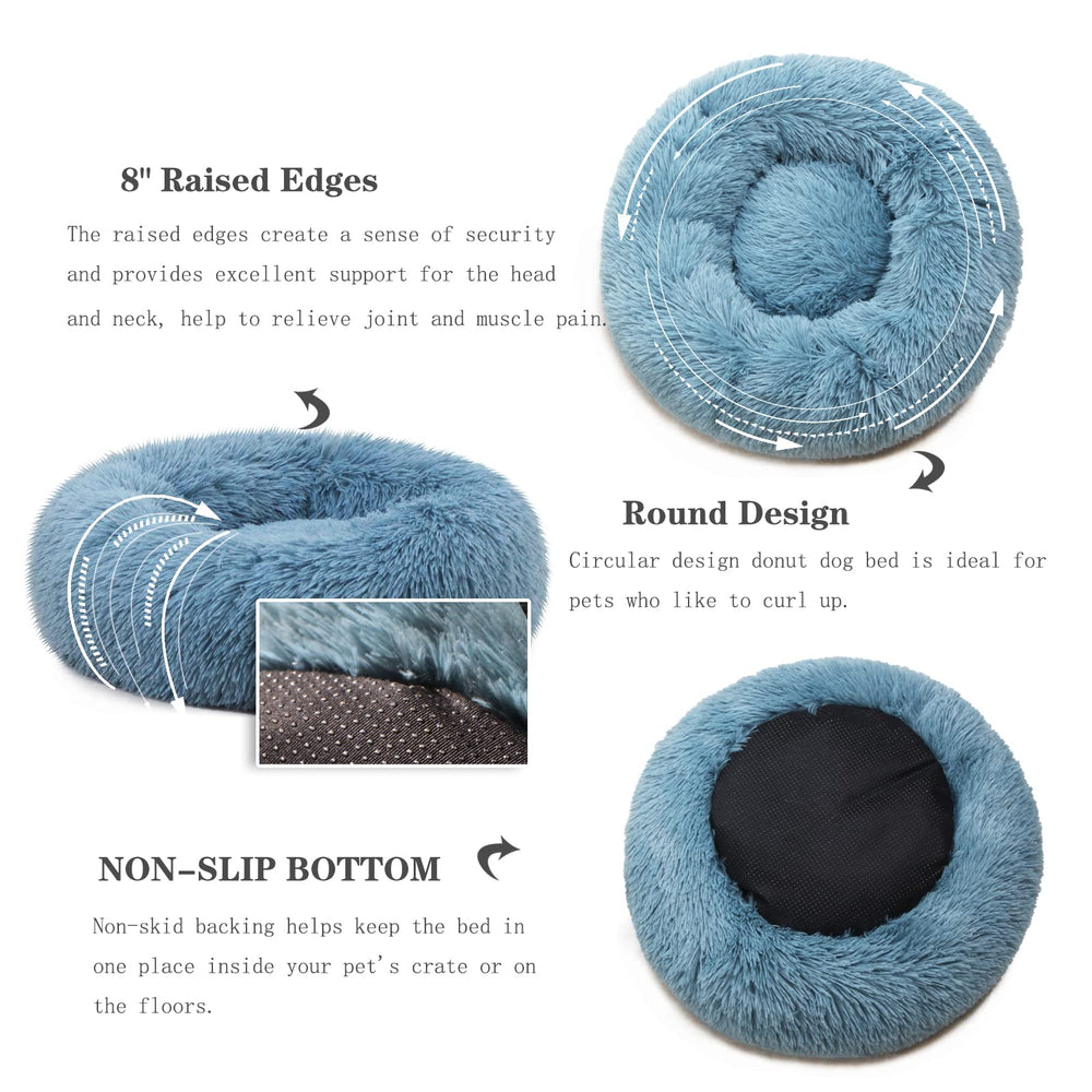 Uso para perros pequeños y gatitos, diseño cómodo para acurrucarse.