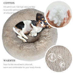 Nononfish Cama pelo-falso para gatos: superficie suave para siestas largas.