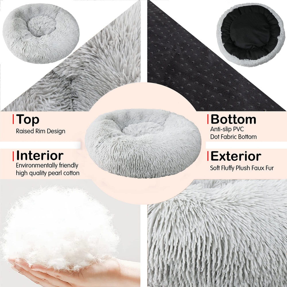 Nononfish cama lavable: funda peluche fácil de limpiar.