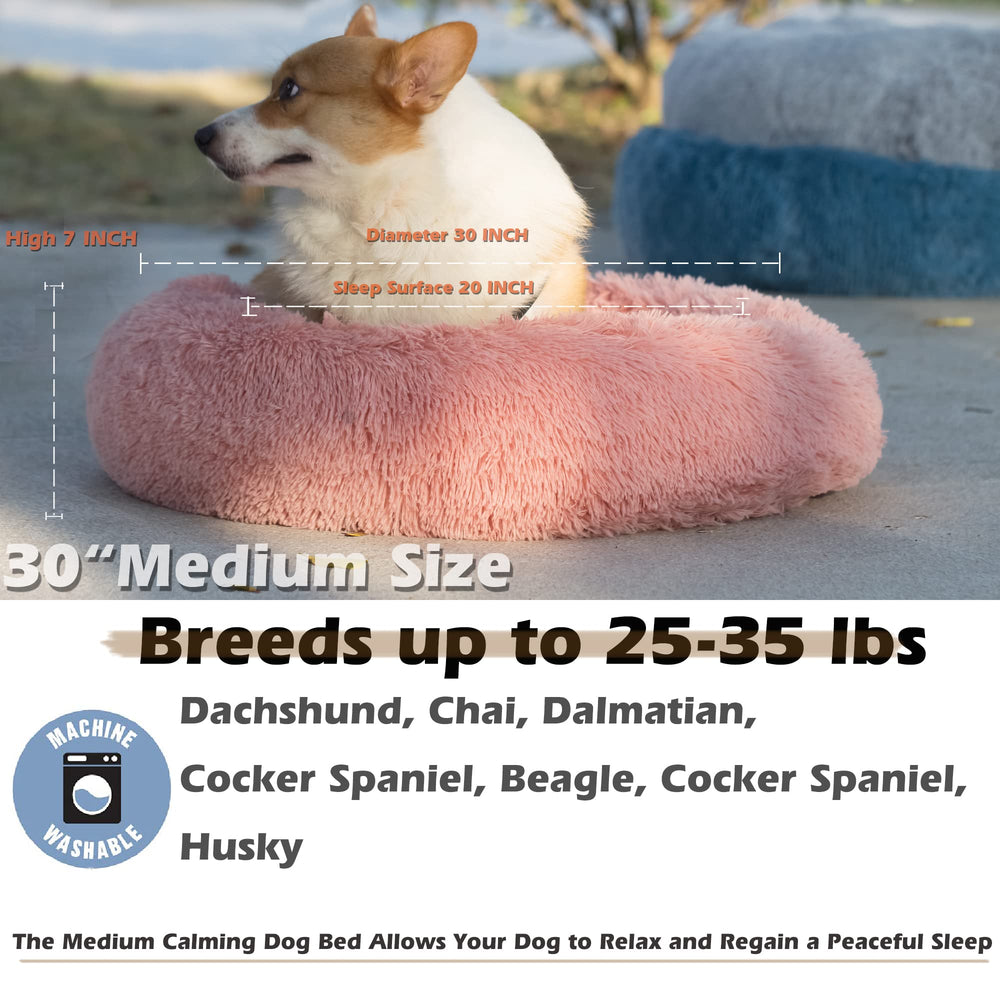 Nononfish cama para perros borde elevado sostiene cabeza y cuello