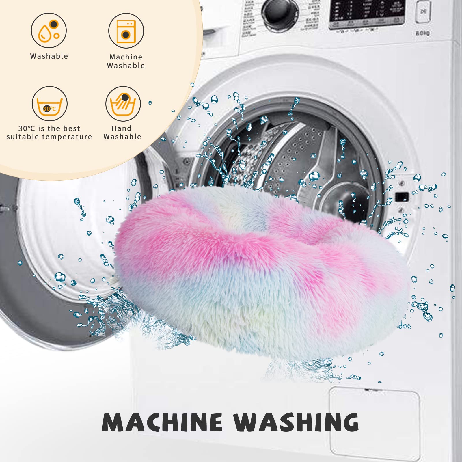 nononfish cama para perro en modo nido esponjoso para acurrucarse