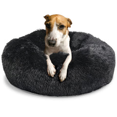 nononfish cama-redonda-calma para perro mediano ofrece refugio suave para dormir.