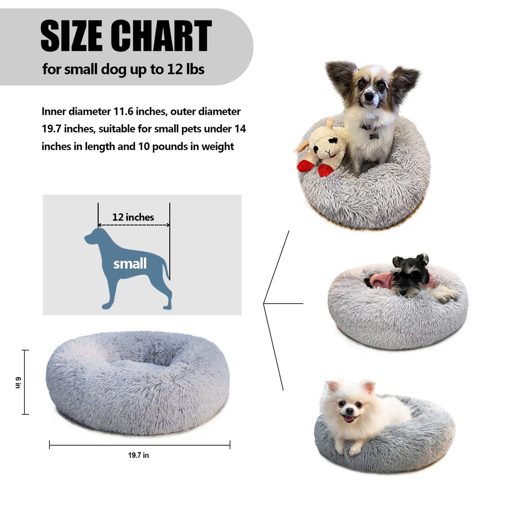 Cama rosquilla Nononfish lavable a máquina para limpieza fácil