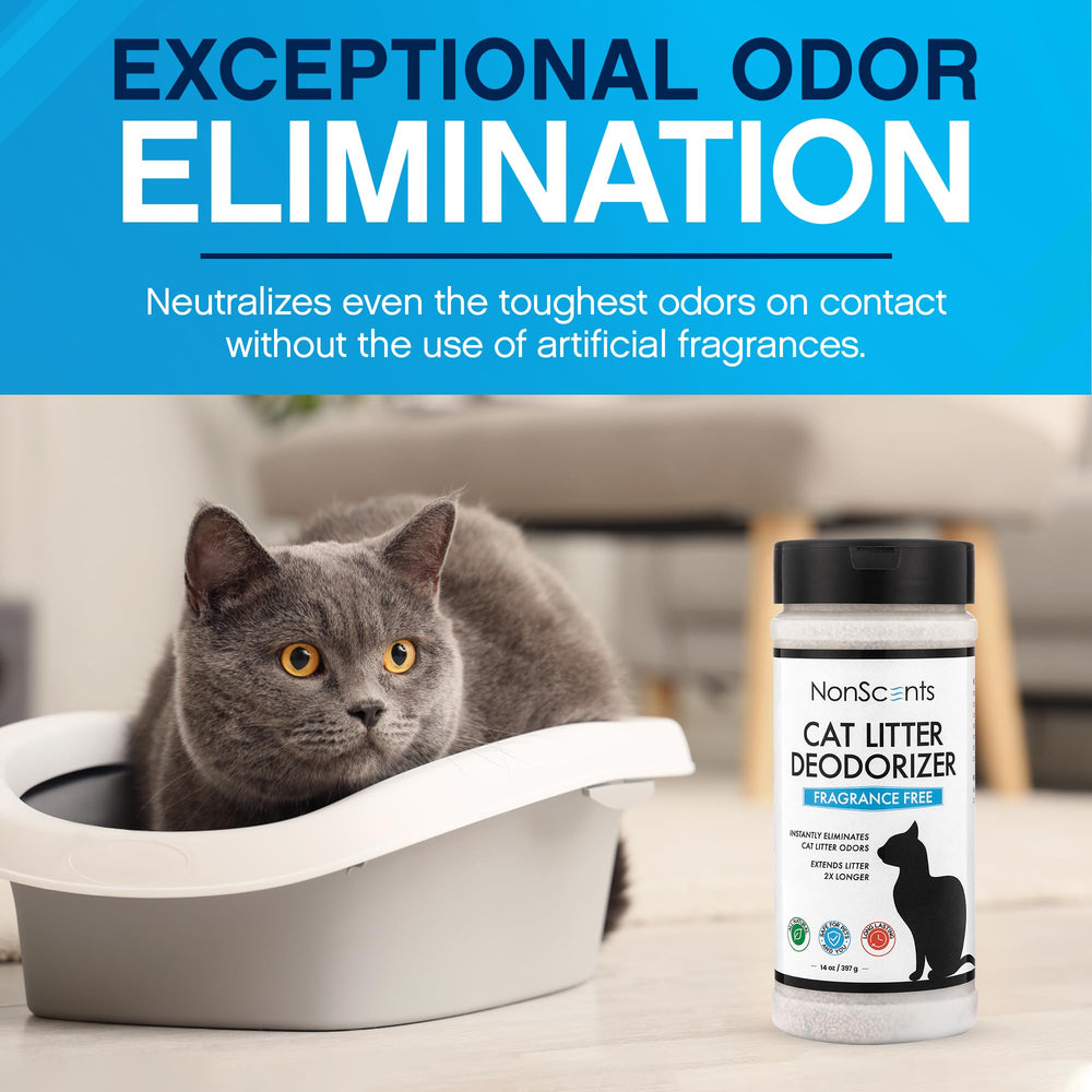 NonScents vida-arena-para-gatos prolonga la vida de la arena para gatos.