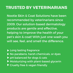 Nootie Champú para perro, fragancia coco-lima-verbena, aroma agradable.