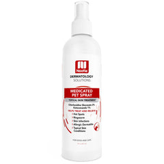 Nootie spray medicado para aplicación suave en perros y gatos para el cuidado de la piel.
