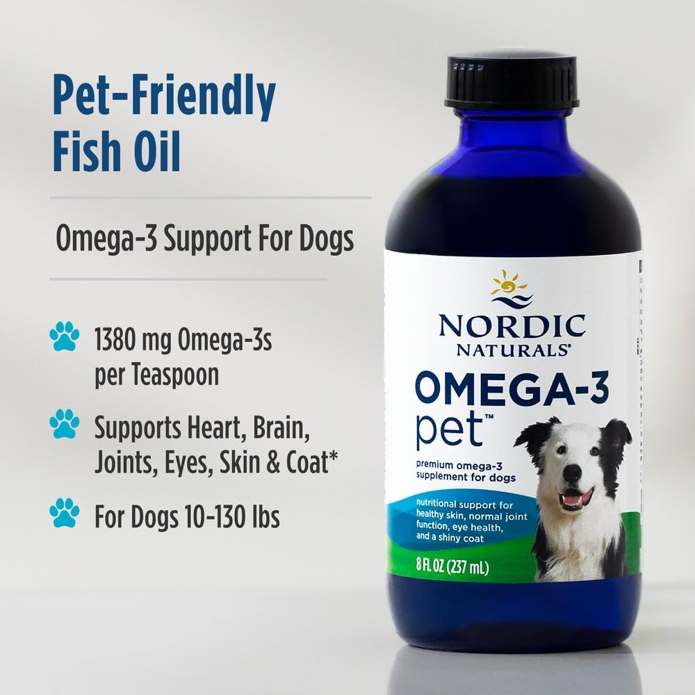 Ingrediente triglicerídico de Nordic Naturals Omega-3 Pet para absorción eficiente