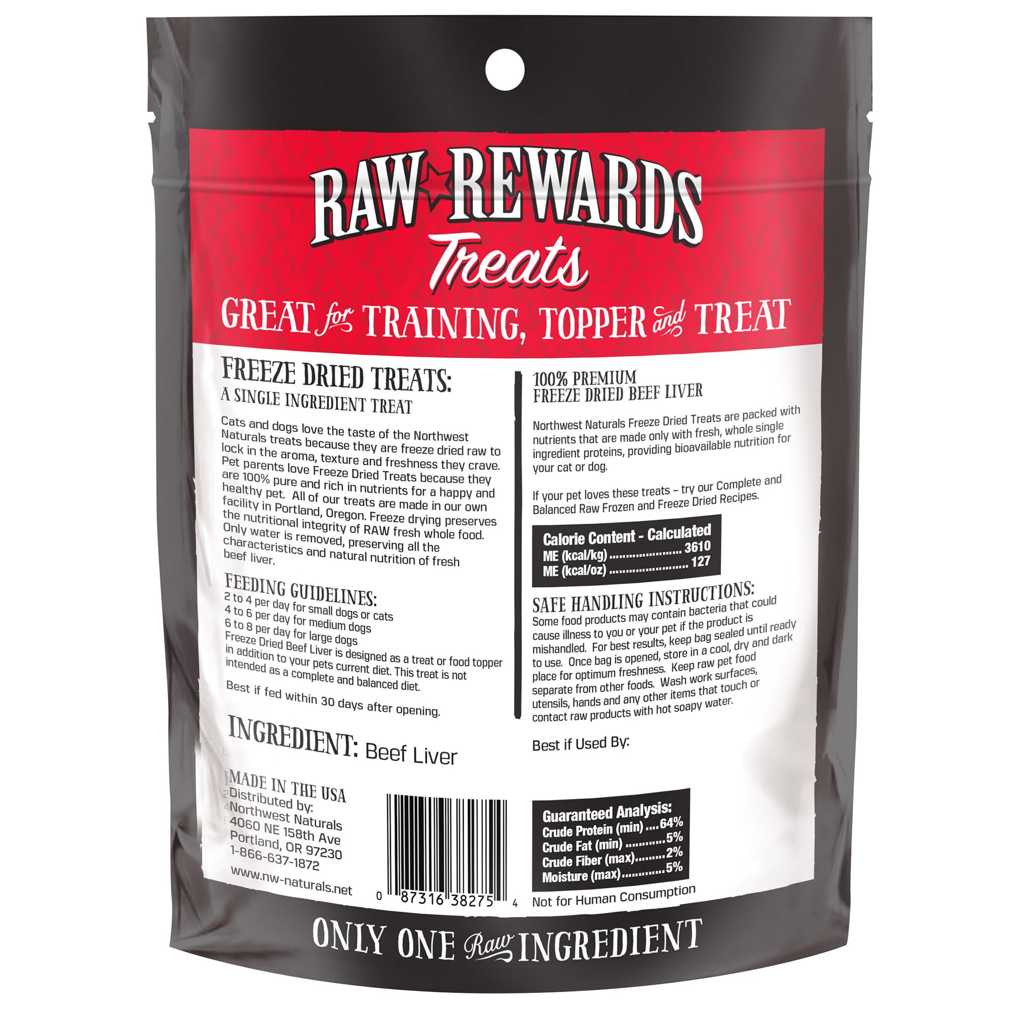 Apto para perros y gatos de todas las tallas con Northwest Naturals.