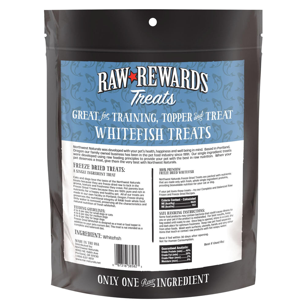 Northwest Naturals ingrediente único, sin aditivos artificiales.