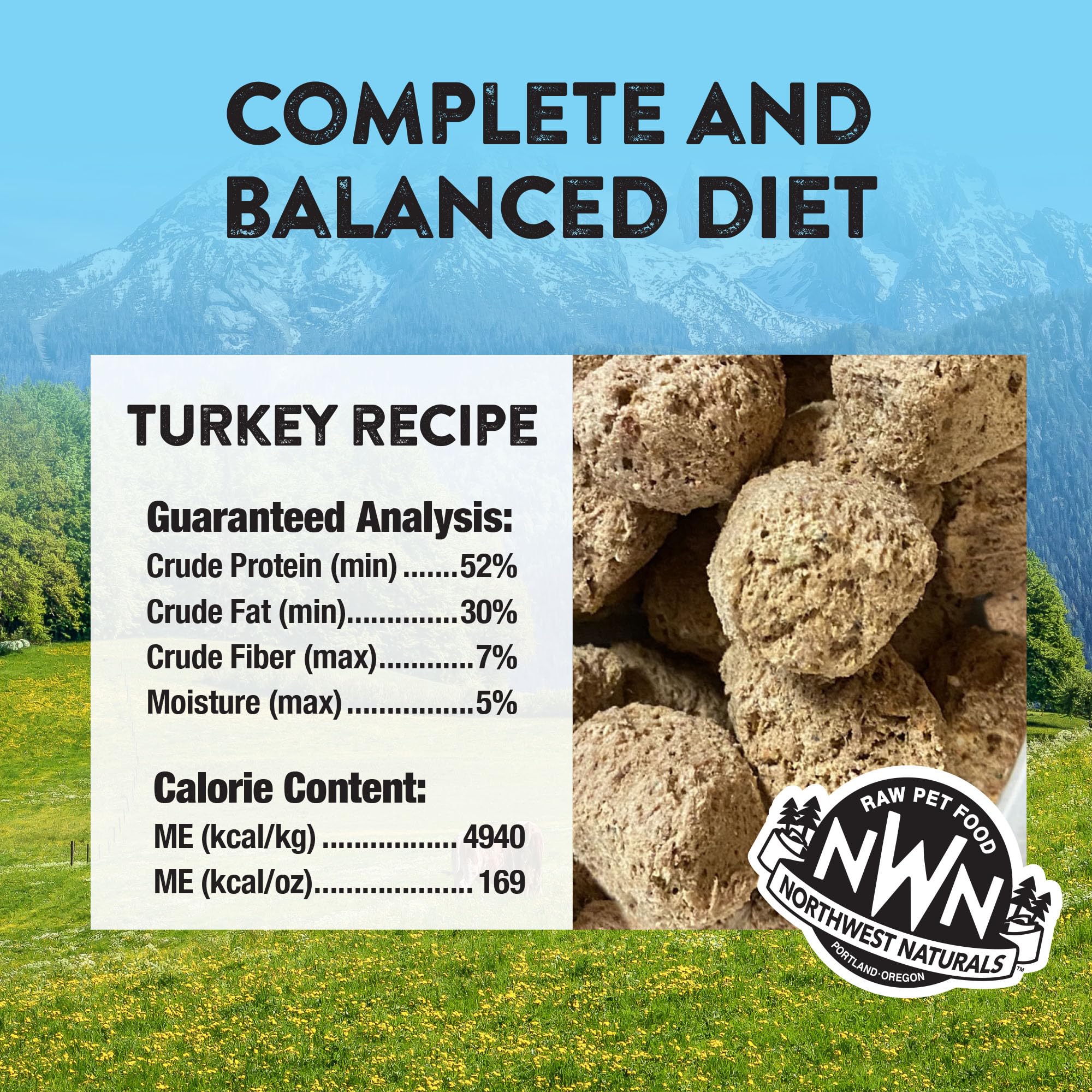 Nuggets pequeños de Northwest Naturals, aptos para perros de todas las tallas.