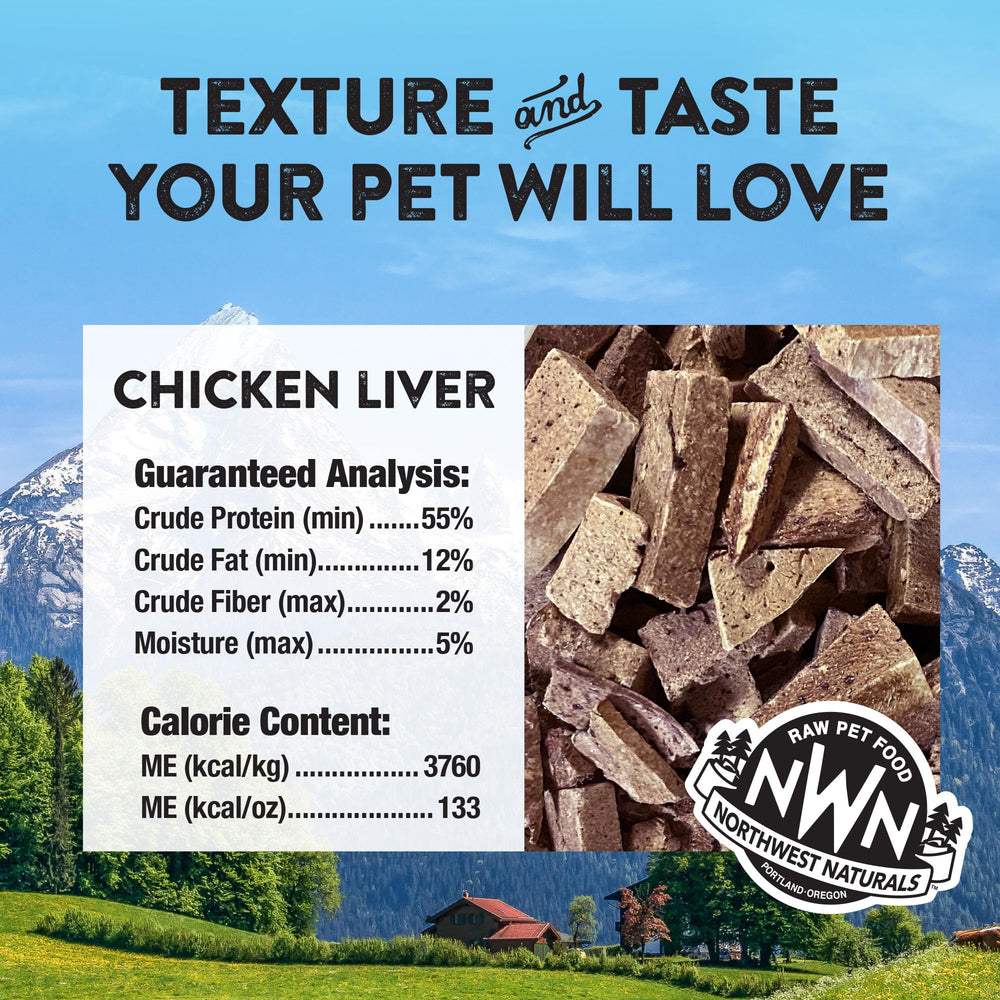 Northwest Naturals Porciones de tamaño bocado para perros y gatos.