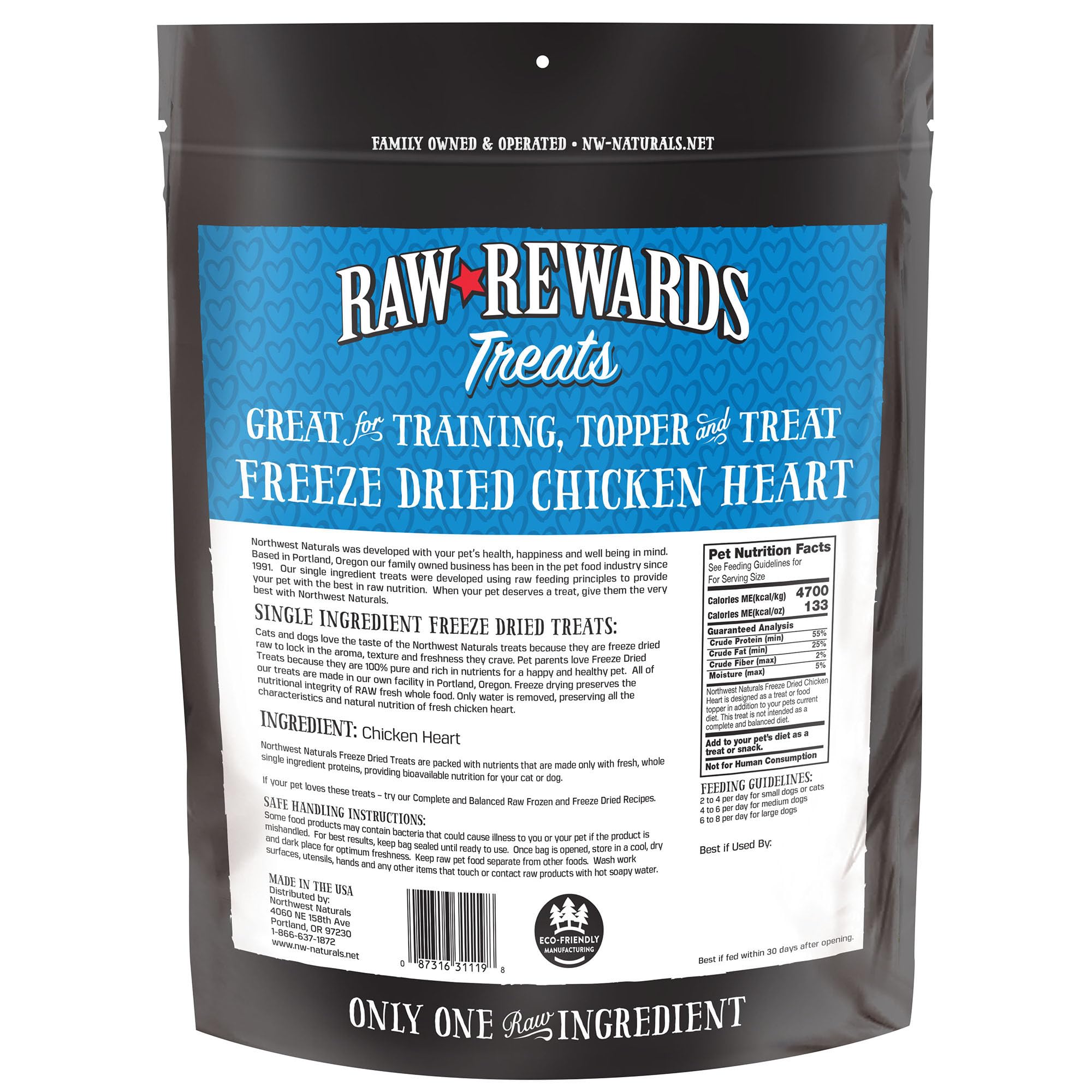 Northwest Naturals Tentempié ideal para entrenamiento y refuerzo positivo en casa.