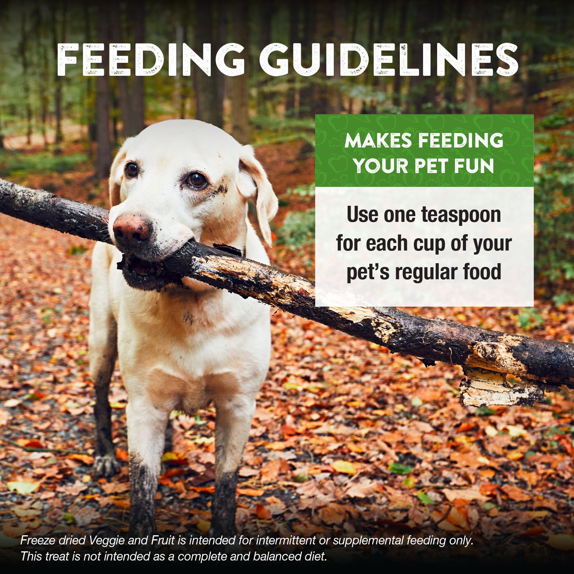 Ingredientes de grado humano en Northwest Naturals Topper para mascotas.