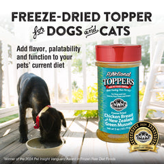 Northwest Naturals topper para perros y gatos, fácil de servir y añade sabor diario.