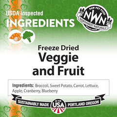Topper Northwest Naturals para perros y gatos mejora la experiencia de la comida.