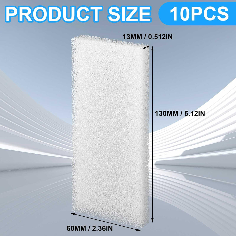Filtro de espuma Nosiny U2 en blanco, diseño discreto para acuario
