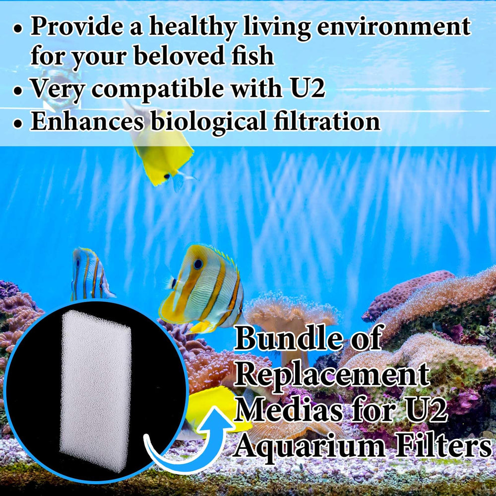 Filtración eficiente Nosiny U2 para acuario más limpio
