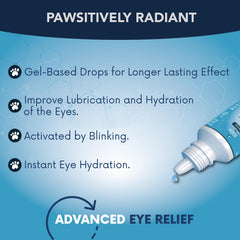 Gotas gel ocular NOVEHA para gato en botella de 10 ml para hidratación.