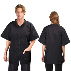 Noverlife chaqueta de cuidado de mascotas con cremallera completa, fácil de vestir para sesiones profesionales.