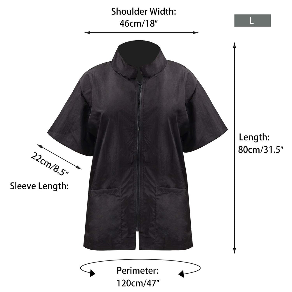 Chaqueta Noverlife de tejido ligero y resistente, mantiene la ropa limpia durante el baño.