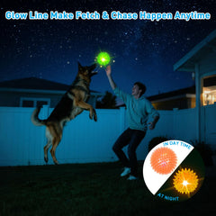 Novkin bolas LED para perros, foco amarillo, flotan y se ven bien en agua.