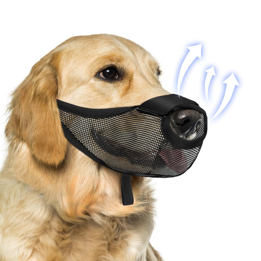 NOWAWEVE bozal para perro con abertura frontal facilita la respiración durante paseos.
