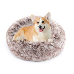 NOYAL Cama Donut Calma para perros pequeños y gatos: descanso relajante.