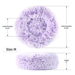 NOYAL Cama Donut funda lavable a máquina facilita limpieza regular.