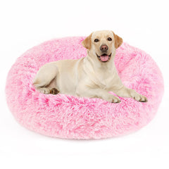 NOYAL Cama Donut para perros pequeños con borde acolchado para tranquilidad nocturna