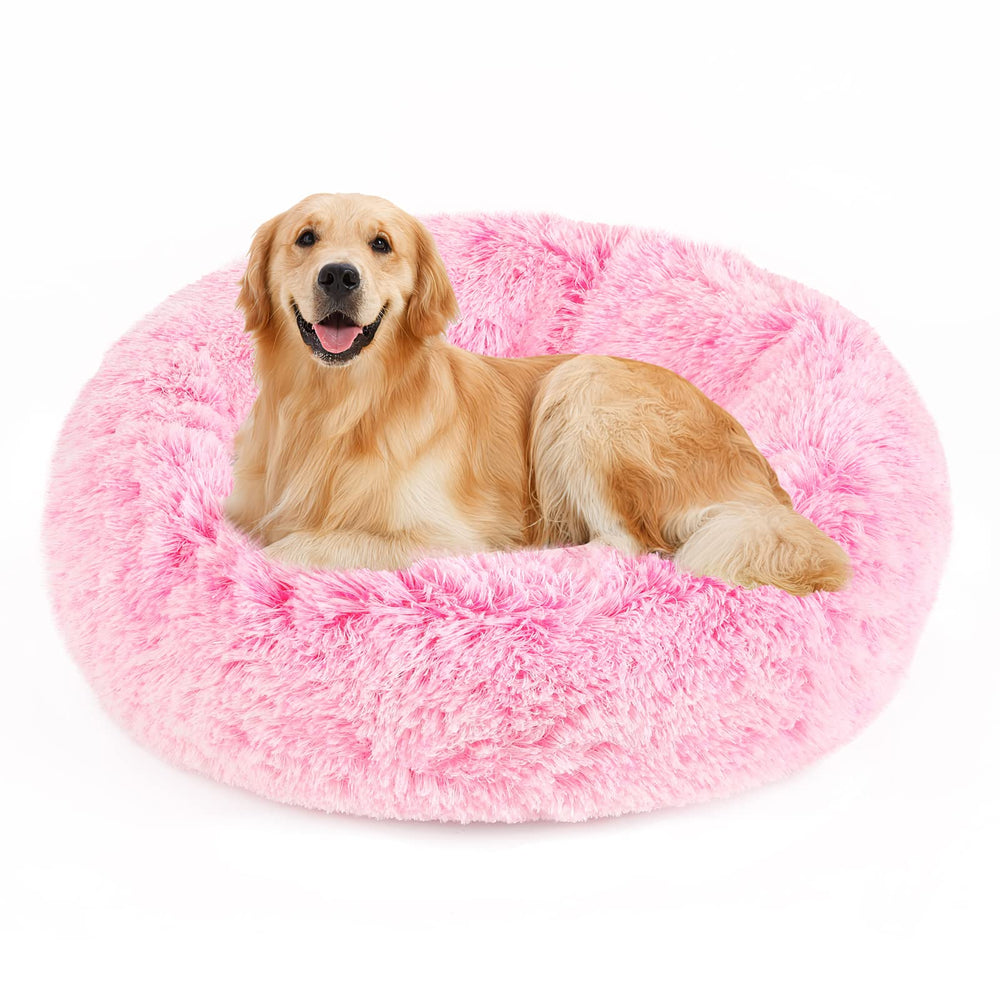 NOYAL Cama Donut vista frontal, sensación de seguridad para dormir.