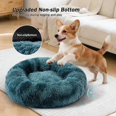 NOYAL cama-anillo peluche interior: felpa suave que abraza al perro