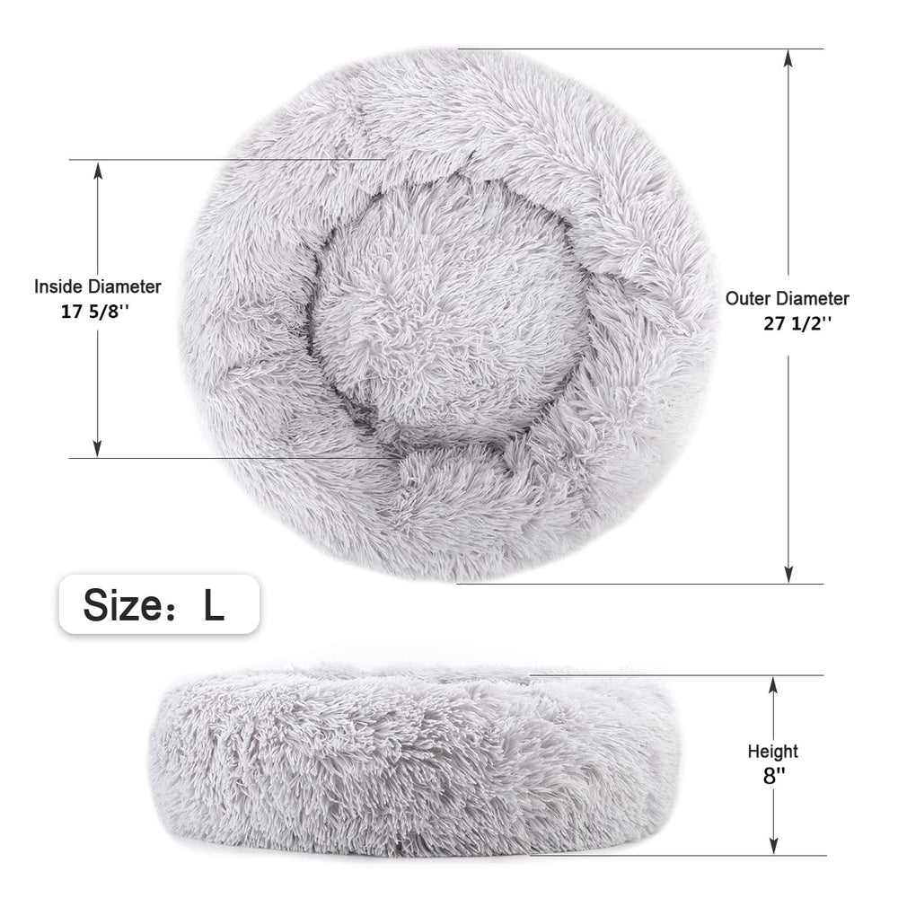 NOYAL Cama Calma en Forma de Dona Base impermeable y antideslizante