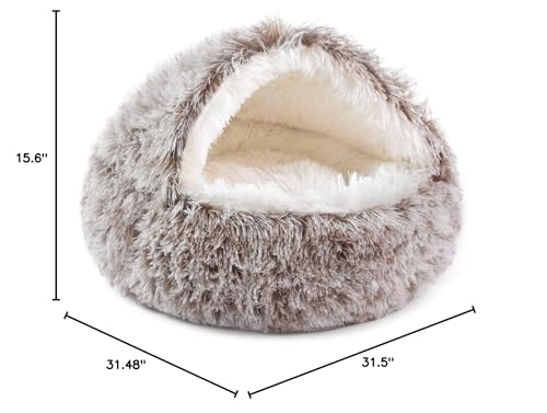 Cama NOYAL redonda con tallas variadas para mascotas pequeñas y medianas.