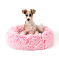 NOYAL Cama-rosquilla para perros, vista general, descanso cómodo y seguro.