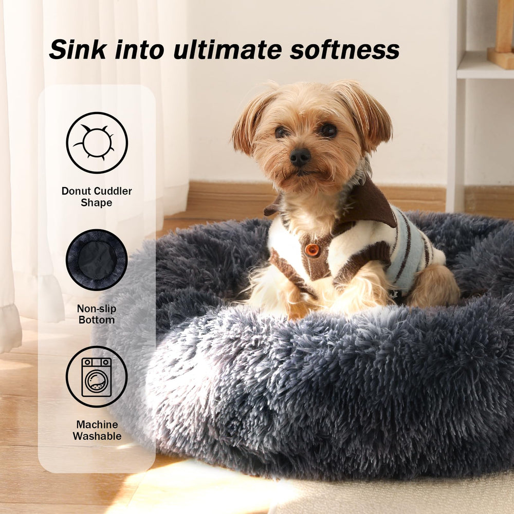 NOYAL funda lavable rosco para perros, limpieza rápida y práctica.