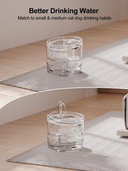 NPET WF050 tanque 50 oz transparente para ver el nivel de agua.