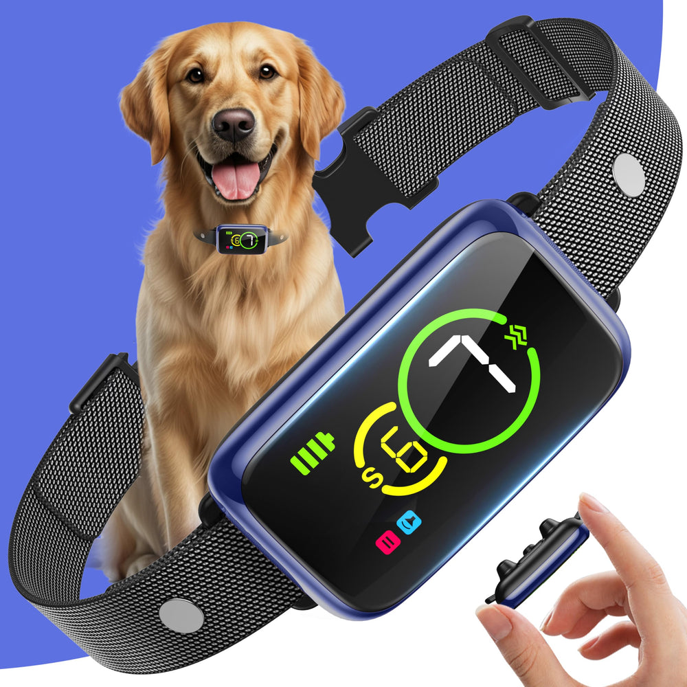 NQQHNN collar anti-ladridos inteligente para entrenamiento suave y seguro en casa