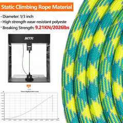 NTR Long Dog Leash: cuerda resistente 48 hilos para mayor durabilidad en paseos.