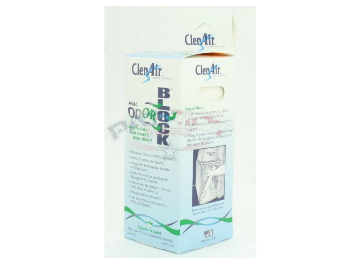 Neutralizador de olores Nu-Calgon; botella para mejorar el aire interior.