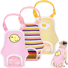 Nuanchu pañales para perros femeninos con ajuste ajustable para un desgaste cómodo