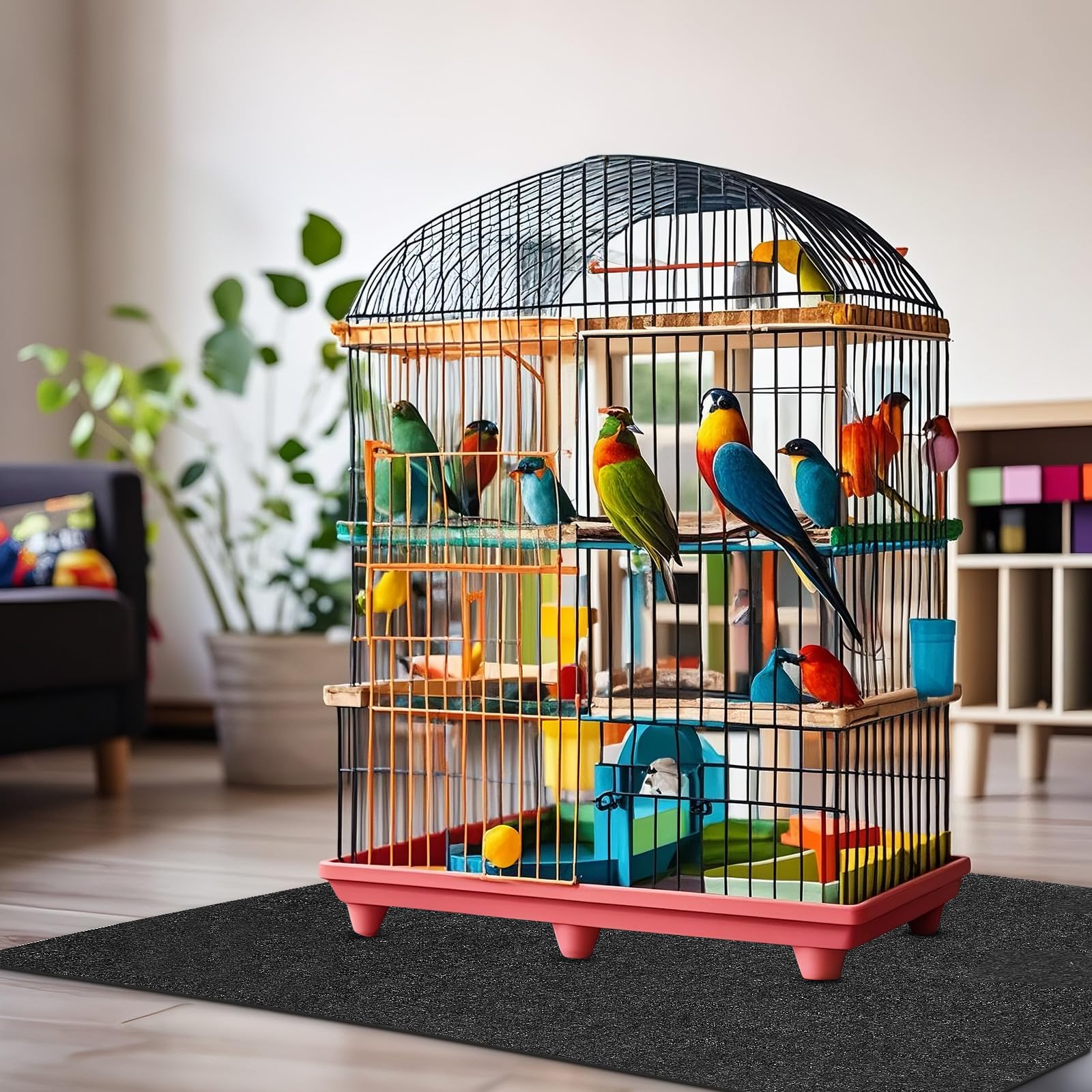 Protección de pisos con Nuanchu para mascotas, ideal para áreas de alto tráfico