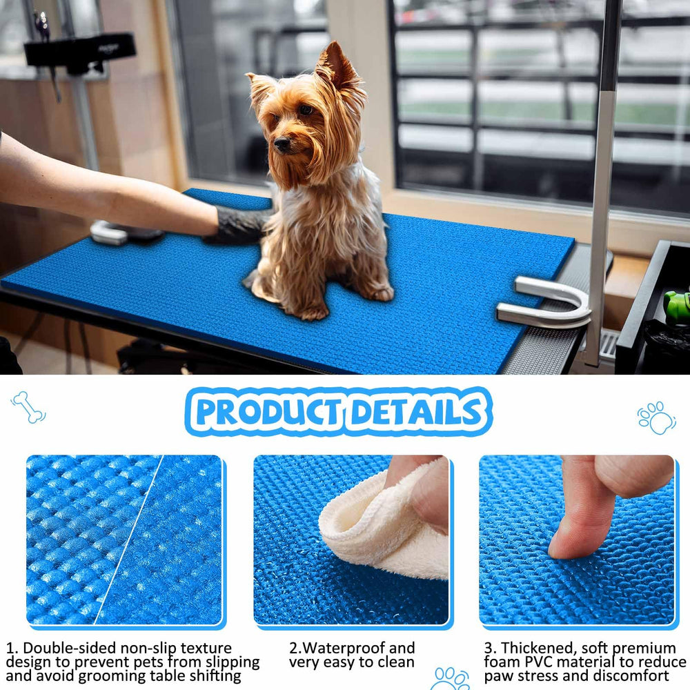 Nuanchu almohadilla para baño de mascotas, fácil de limpiar y mantener.