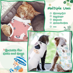Nuanchu traje de recuperación para gatos, vista dorsal, diseño suave que facilita la curación.
