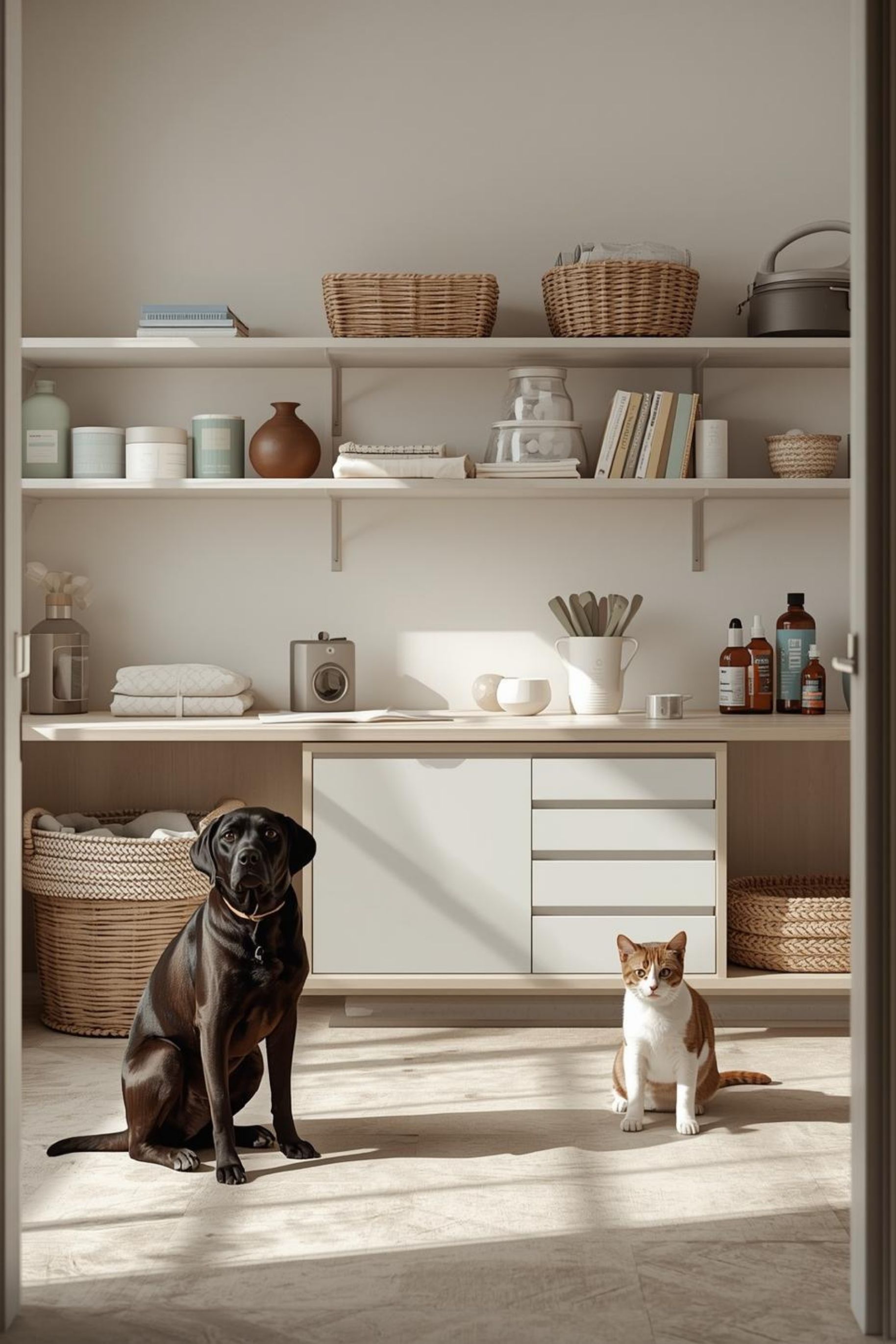 Espacio organizado con productos para mascotas en México, reflejando el enfoque práctico y confiable de maskotashop