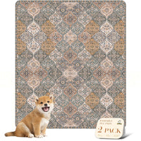 Nunubaby almohadilla lavable para perros, marrón multicolor, protege suelos y muebles.