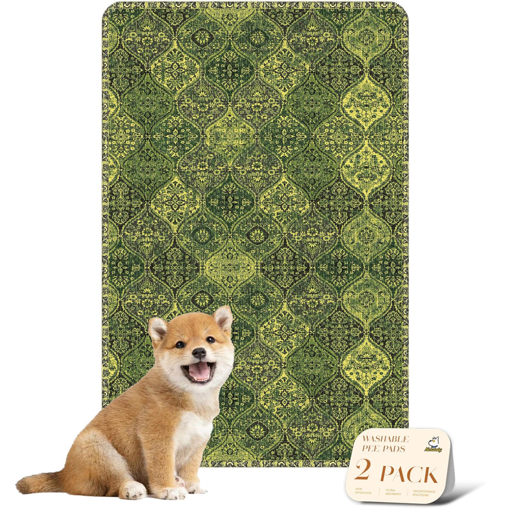Nunubaby Almohadilla lavable para perros verde minimalista protege superficies y es reutilizable