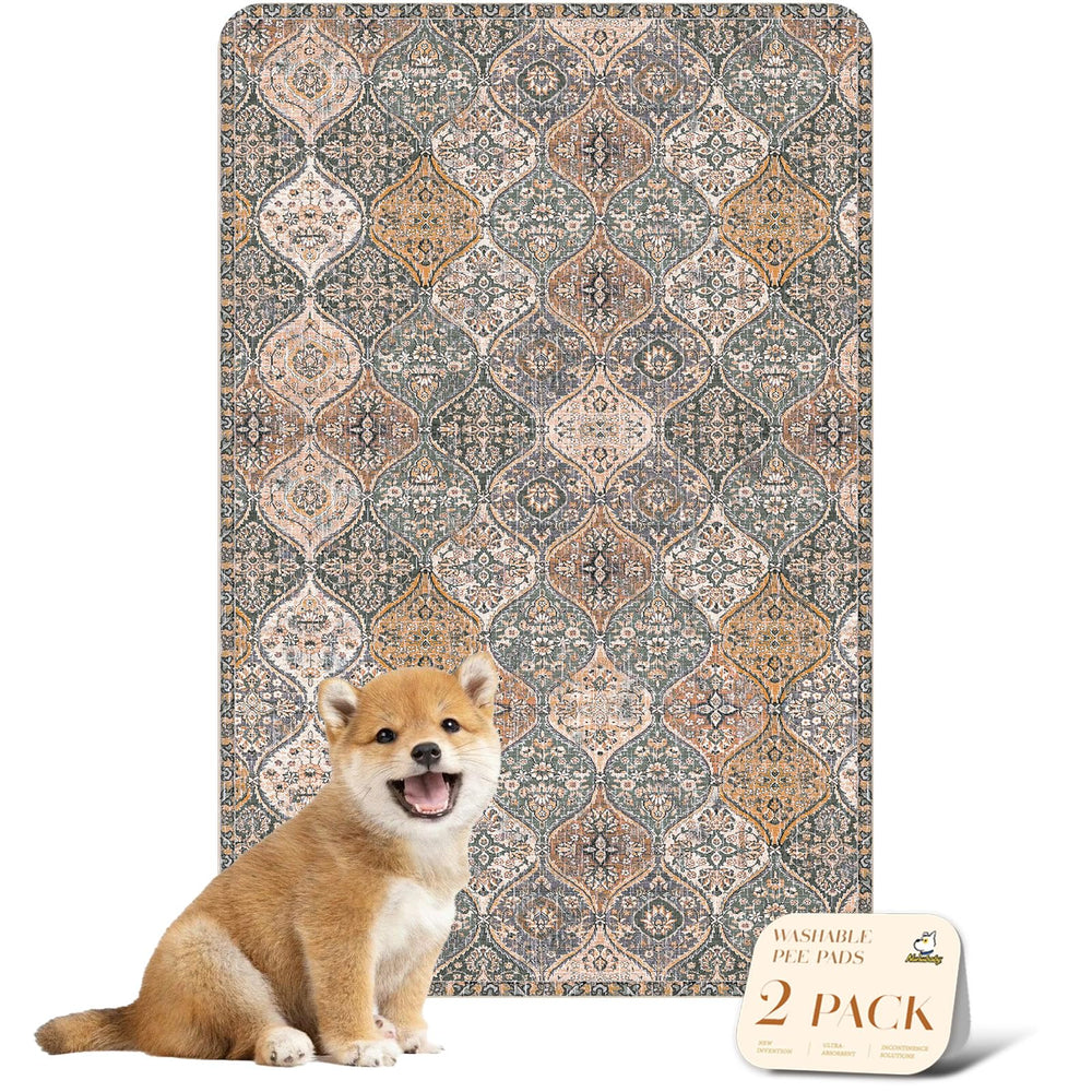 Almohadilla lavable nunubaby en color marrón para perros, protege su suelo y aporta estilo.
